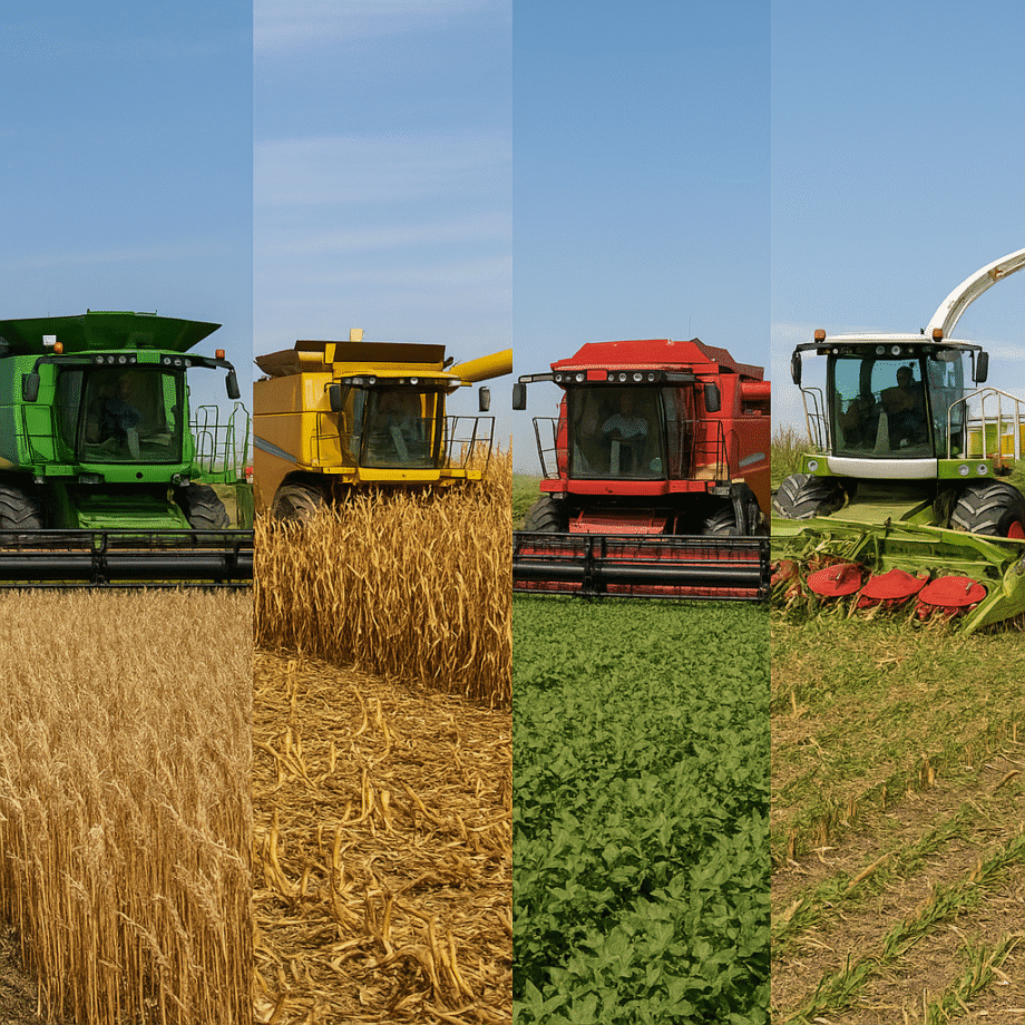 The Best Harvesters for Different Crop Types