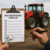 Daily Maintenance Checklist for Farm Machinery