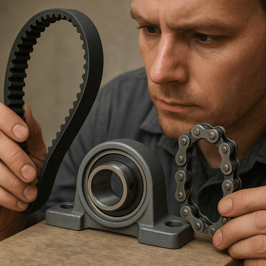 How to Inspect Belts, Chains, and Bearings Efficiently